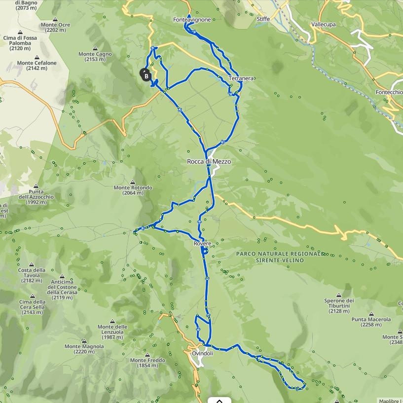 FIAB L'Aquila Felliniana 2025 traccia