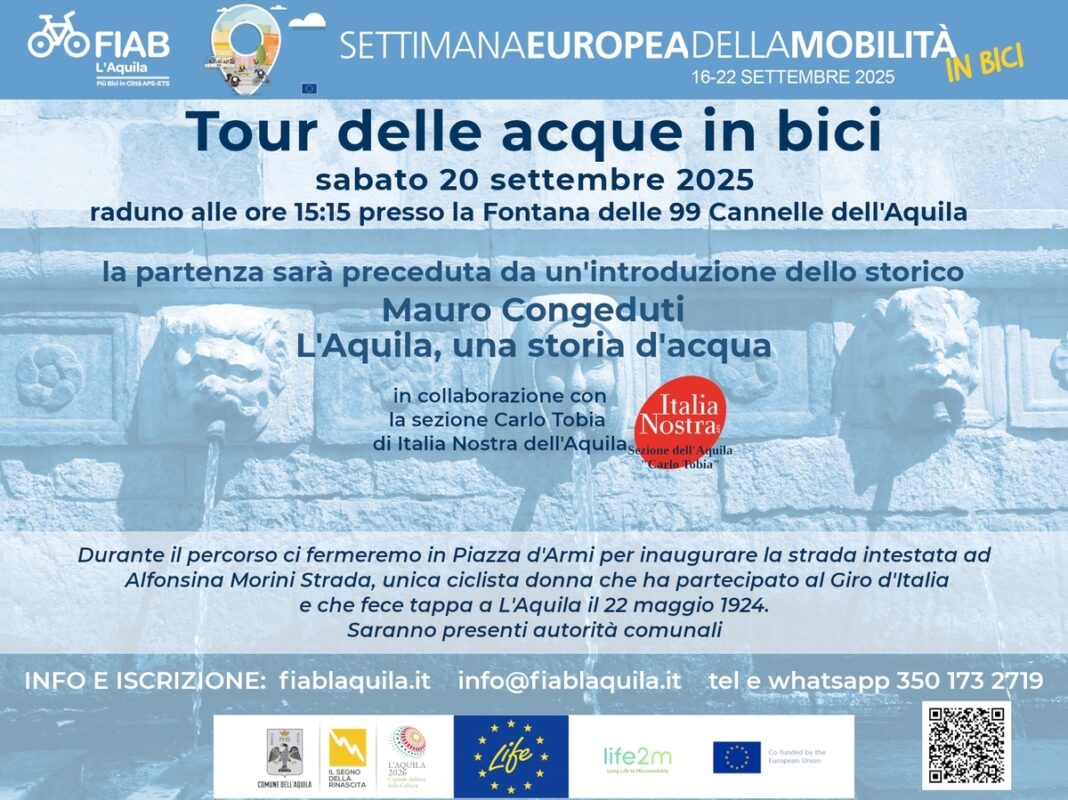 FIAB L'Aquila SEM 2025 tour delle acque