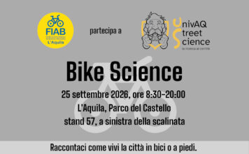 Bike Science, lo stand di FIAB a Street Science Bike Science, lo stand di FIAB L'Aquila a Street Science